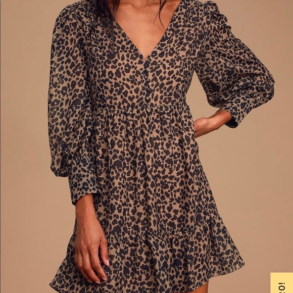 Leopard Print Dress - Brand new! - Picture 3 of 3